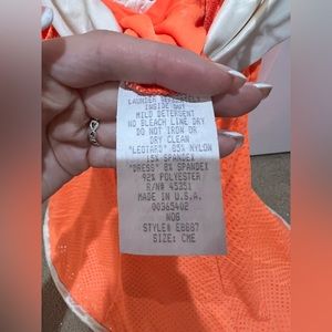 Orange hoop costume